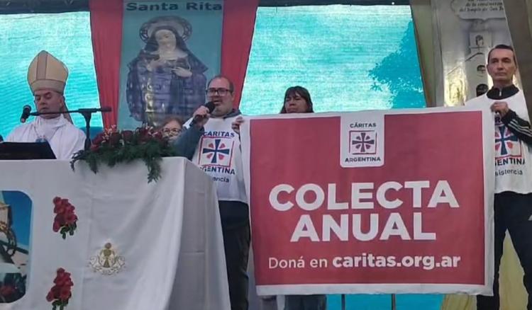 Con un llamado al compromiso de todos, Mons. Dus lanzó la Colecta Anual de Cáritas Con un llamado al compromiso de todos, Mons. Dus lanzó la Colecta Anual de Cáritas