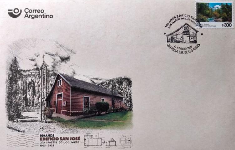 Correo Argentino emite sobre y matasellos por los 100 años del edificio San José Correo Argentino emite sobre y matasellos por los 100 años del edificio San José