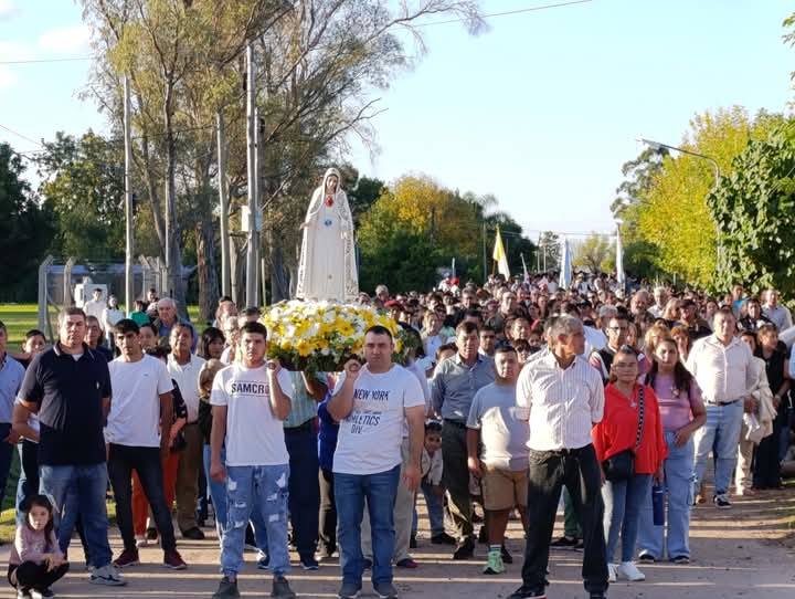 Goya: la comunidad de Villa Córdoba celebró a la Virgen de Fátima