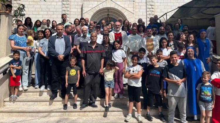 Después de siete meses, el Card. Pizzaballa pudo visitar a la comunidad cristiana de Gaza Después de siete meses, el Card. Pizzaballa pudo visitar a la comunidad cristiana de Gaza