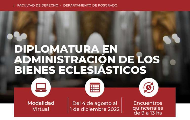 UCA: Diplomatura en Administración de los Bienes Eclesiásticos UCA: Diplomatura en Administración de los Bienes Eclesiásticos