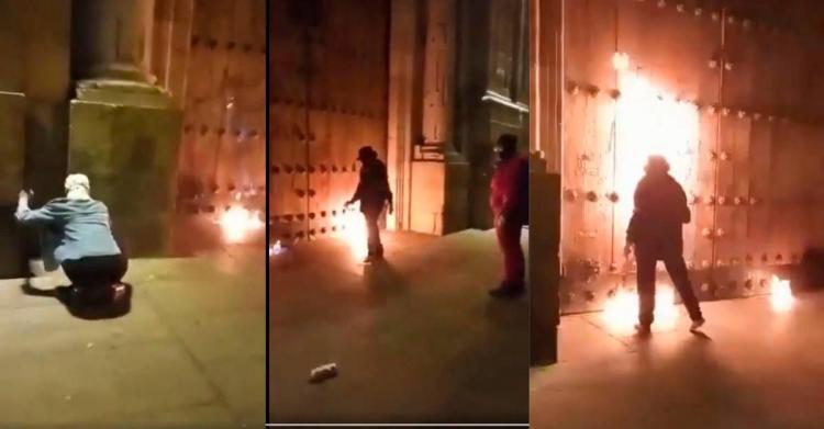 El arzobispo lamentó los actos vandálicos contra la catedral y otros templos de Bogotá El arzobispo lamentó los actos vandálicos contra la catedral y otros templos de Bogotá