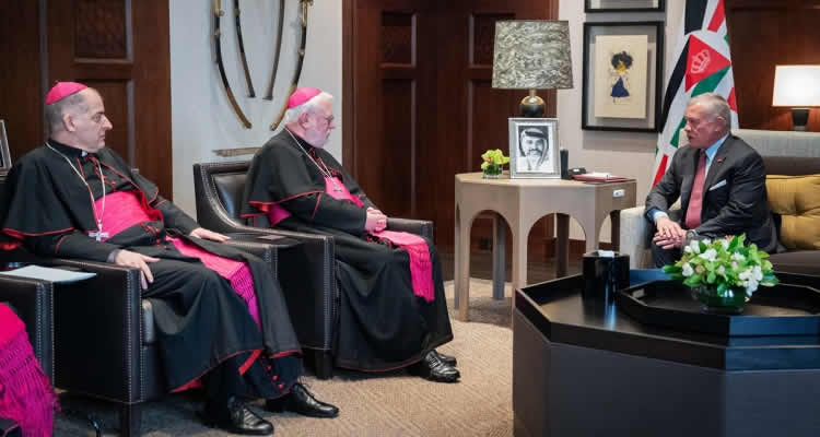 El 'canciller' vaticano viajó a Jordania, tierra de paz y estabilidad El 'canciller' vaticano viajó a Jordania, tierra de paz y estabilidad