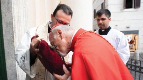 El Card. Bokalic tomó posesión de su iglesia titular en Roma