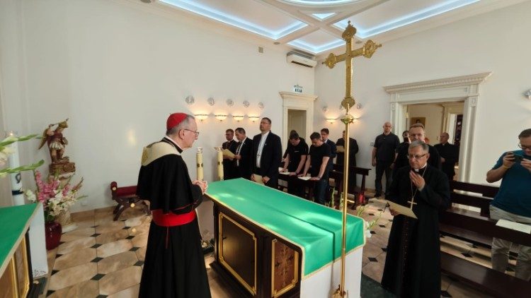 El card Parolin lleva al suelo ucraniano 'la cercanía del Papa' El card Parolin lleva al suelo ucraniano 'la cercanía del Papa'