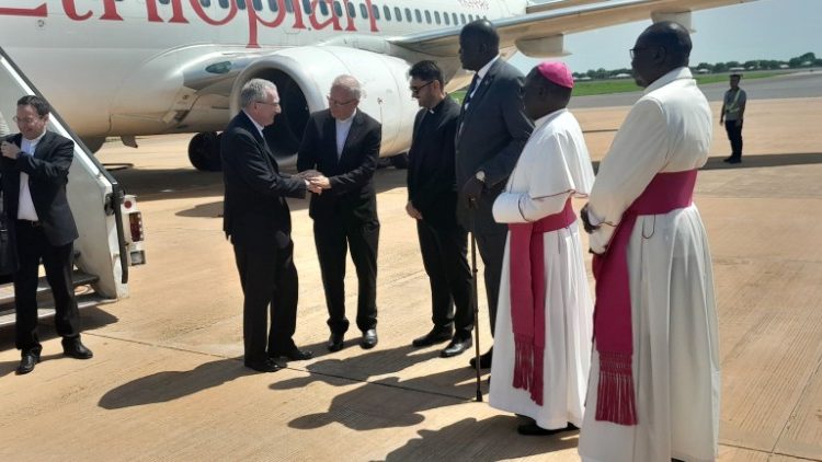 El cardenal Parolin visita Sudán del Sur para impulsar el proceso de paz El cardenal Parolin visita Sudán del Sur para impulsar el proceso de paz