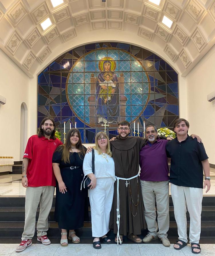 El catamarqueño Juan Sosa Guzmán profesó los votos franciscanos El catamarqueño Juan Sosa Guzmán profesó los votos franciscanos