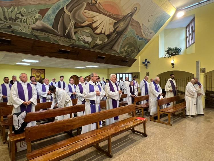 El clero de Mar del Plata celebró una Jornada de Espiritualidad de Adviento