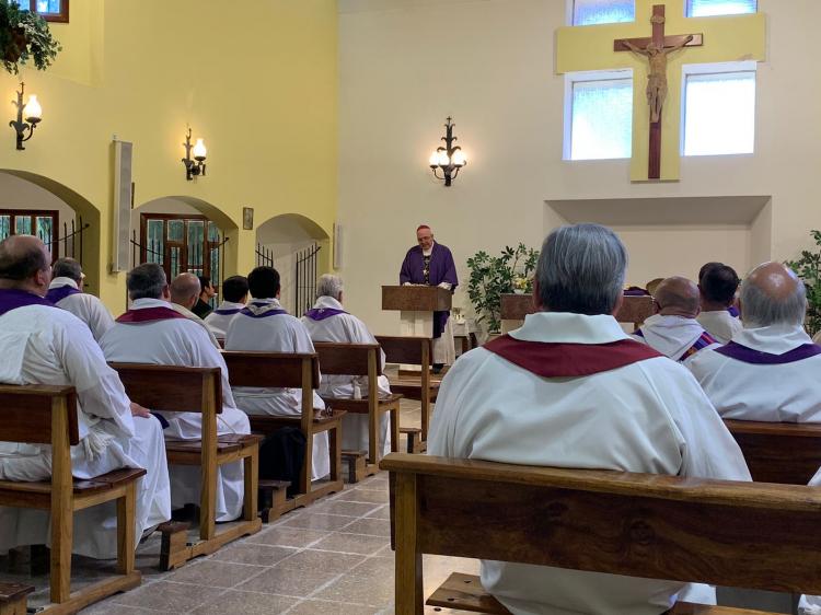 El clero de Mar del Plata vivió una jornada de espiritualidad cuaresmal El clero de Mar del Plata vivió una jornada de espiritualidad cuaresmal