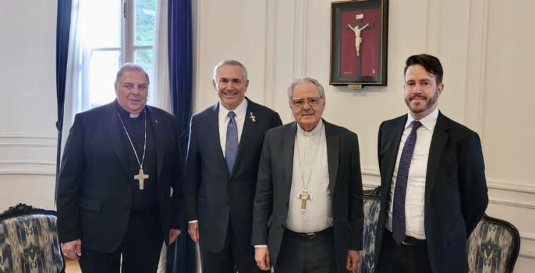 El embajador de los Estados Unidos visitó la sede del Episcopado argentino El embajador de los Estados Unidos visitó la sede del Episcopado argentino