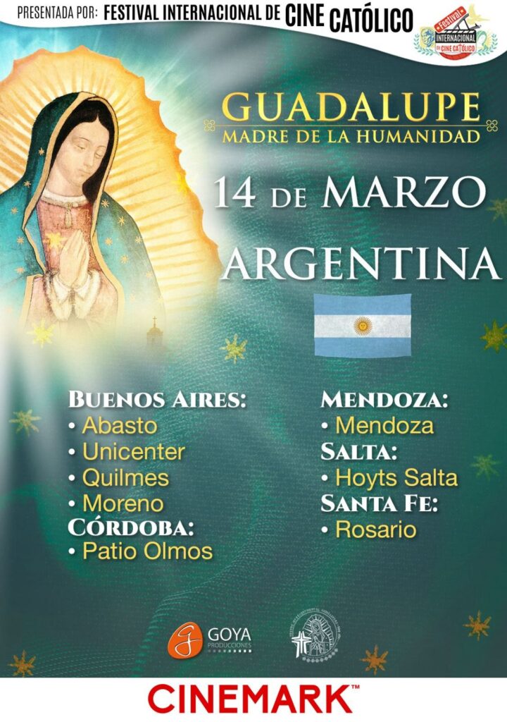 Se estrena 'Guadalupe: Madre de la humanidad' en la Argentina Se estrena 'Guadalupe: Madre de la humanidad' en la Argentina