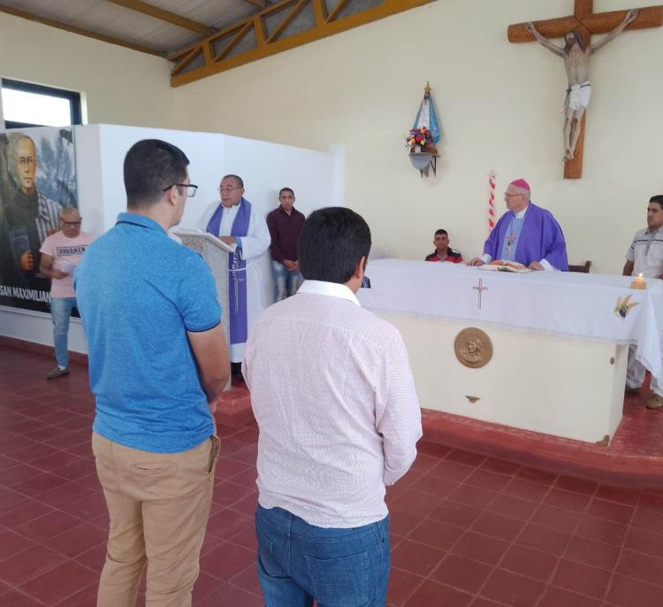 El obispo de Catamarca inauguró la Cuaresma en la cárcel de varones El obispo de Catamarca inauguró la Cuaresma en la cárcel de varones