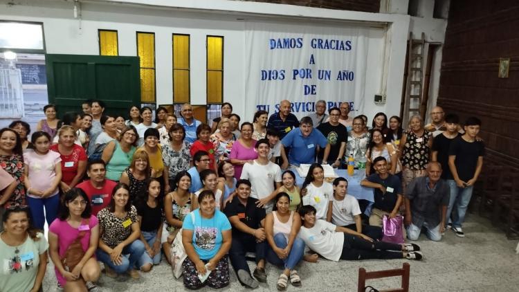 El obispo de Goya visitó una de las asambleas parroquiales El obispo de Goya visitó una de las asambleas parroquiales