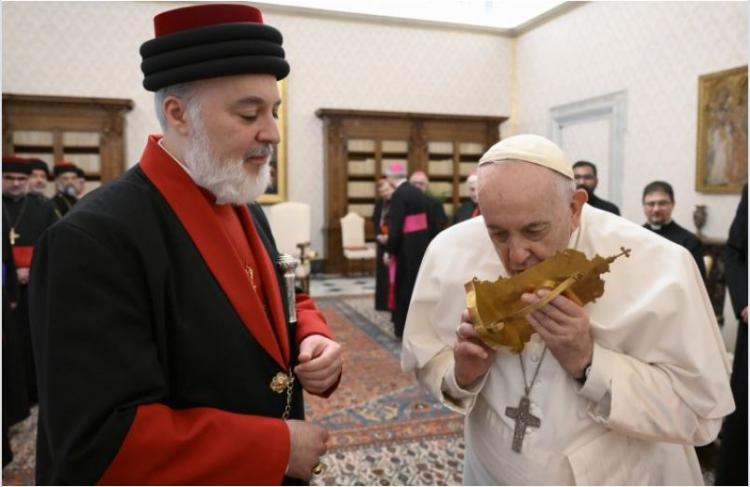 El Papa al Catolicós Mar Awa III: Busquemos juntos una fecha común para la Pascua El Papa al Catolicós Mar Awa III: Busquemos juntos una fecha común para la Pascua