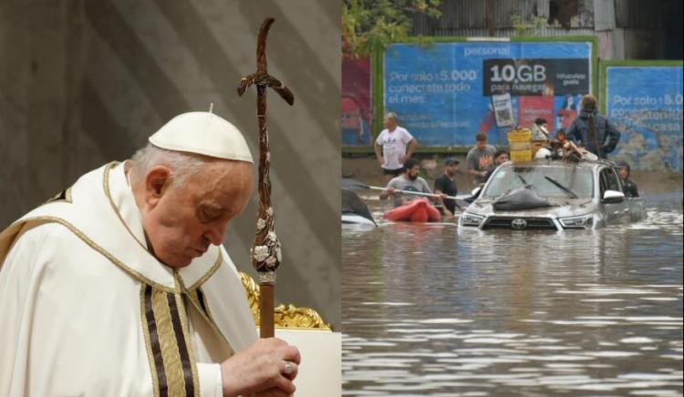 El Papa, cerca del sufrimiento de las víctimas de las inundaciones El Papa, cerca del sufrimiento de las víctimas de las inundaciones