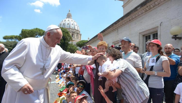 El Papa recibe el sábado a niños ucranianos acogidos en Roma El Papa recibe el sábado a niños ucranianos acogidos en Roma