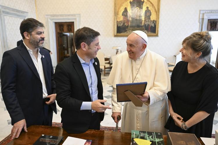 El Papa recibió al gobernador bonaerense, Axel Kicillof El Papa recibió al gobernador bonaerense, Axel Kicillof
