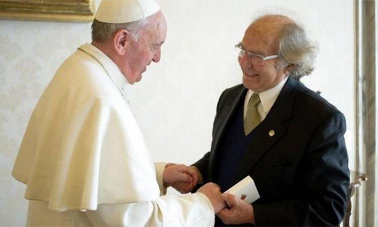 El Papa reza por la salud de Adolfo Pérez Esquivel El Papa reza por la salud de Adolfo Pérez Esquivel