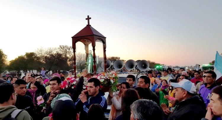 El Papa saluda a la comunidad por la fiesta de la Virgen de Huachana El Papa saluda a la comunidad por la fiesta de la Virgen de Huachana