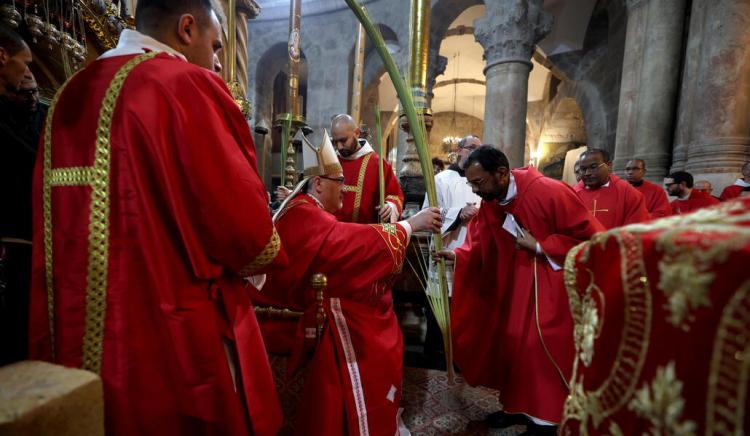 Jerusalén: el patriarca les agradeció a los cristianos locales 'su valentía y su fe' Jerusalén: el patriarca les agradeció a los cristianos locales 'su valentía y su fe'