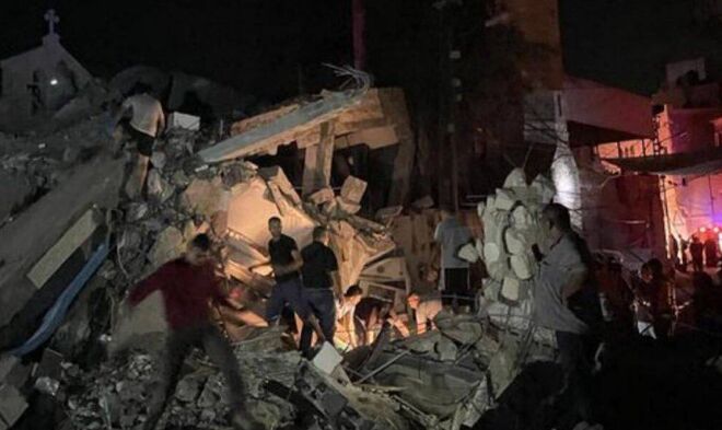El Patriarcado Ortodoxo de Jerusalén condenó el ataque israelí a una iglesia en Gaza El Patriarcado Ortodoxo de Jerusalén condenó el ataque israelí a una iglesia en Gaza