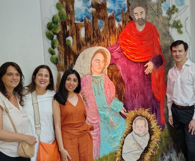 El pesebre de los exalumnos católicos, una obra de arte El pesebre de los exalumnos católicos, una obra de arte