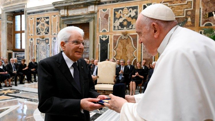 El presidente italiano recibió el Premio Pablo VI El presidente italiano recibió el Premio Pablo VI