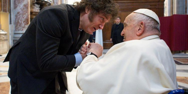 El presidente Milei lamenta la muerte del Papa Francisco El presidente Milei lamenta la muerte del Papa Francisco