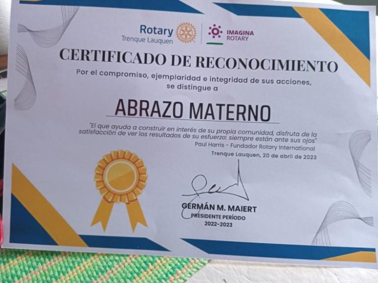 Reconocen la labor del Hogar del Abrazo Materno de Trenque Lauquen Reconocen la labor del Hogar del Abrazo Materno de Trenque Lauquen
