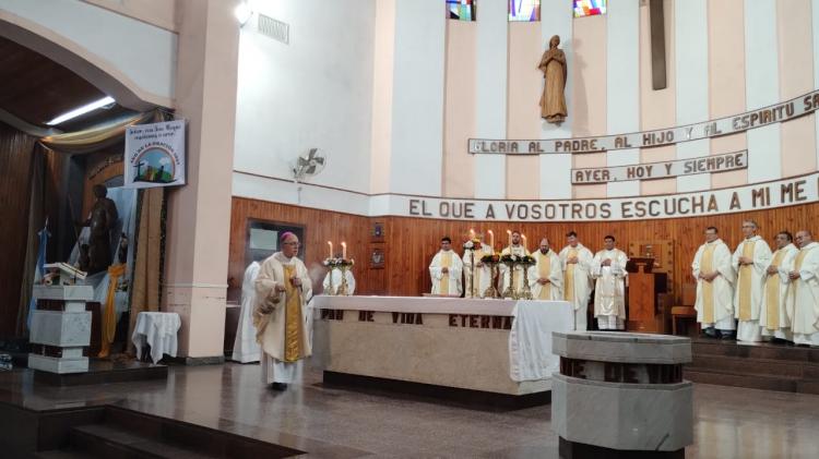 Emotiva fiesta patronal en la diócesis de San Roque Emotiva fiesta patronal en la diócesis de San Roque