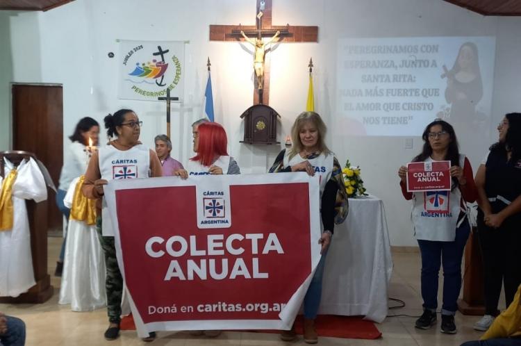 En la fiesta de Santa Rita, Mons. Dus alentó a la caridad y a la Colecta de Cáritas