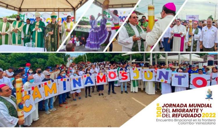Encuentro de los pueblos hermanos de Colombia y Venezuela en "tierra de nadie" Encuentro de los pueblos hermanos de Colombia y Venezuela en "tierra de nadie"