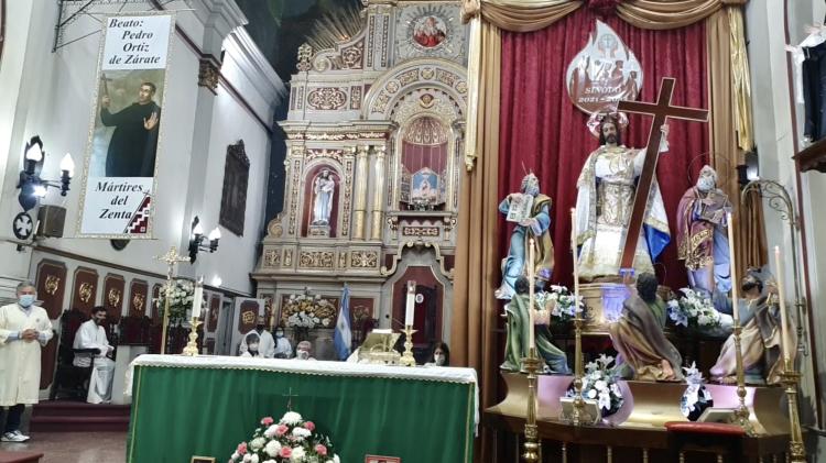Entronizaron la imagen de San Salvador en la catedral de Jujuy Entronizaron la imagen de San Salvador en la catedral de Jujuy