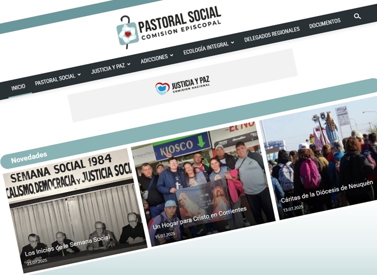 Episcopado: Pastoral Social presentó su espacio digital renovado