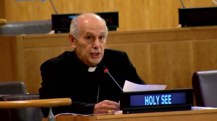 Es imperativo retomar el camino del desarme, exhortó el Vaticano ante la ONU Es imperativo retomar el camino del desarme, exhortó el Vaticano ante la ONU