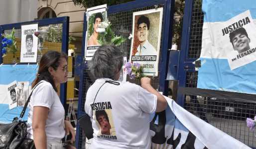 Fernando Báez Sosa, voluntario en las noches de la Caridad Fernando Báez Sosa, voluntario en las noches de la Caridad