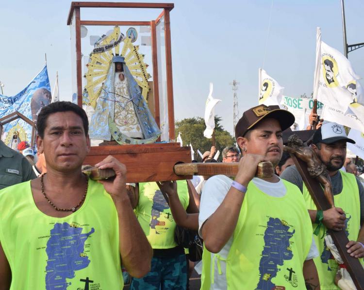 Finalizó en Luján la Peregrinación de los Hogares de Cristo por el país Finalizó en Luján la Peregrinación de los Hogares de Cristo por el país