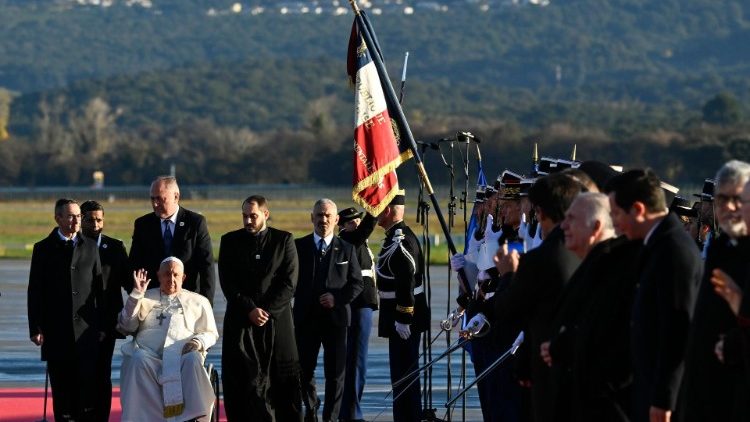 Primera visita de un papa a la isla francesa de Córcega Primera visita de un papa a la isla francesa de Córcega
