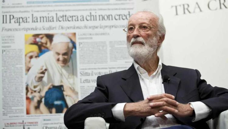 El Papa guarda con afecto sus conversaciones con Scalfari sobre el destino del hombre El Papa guarda con afecto sus conversaciones con Scalfari sobre el destino del hombre