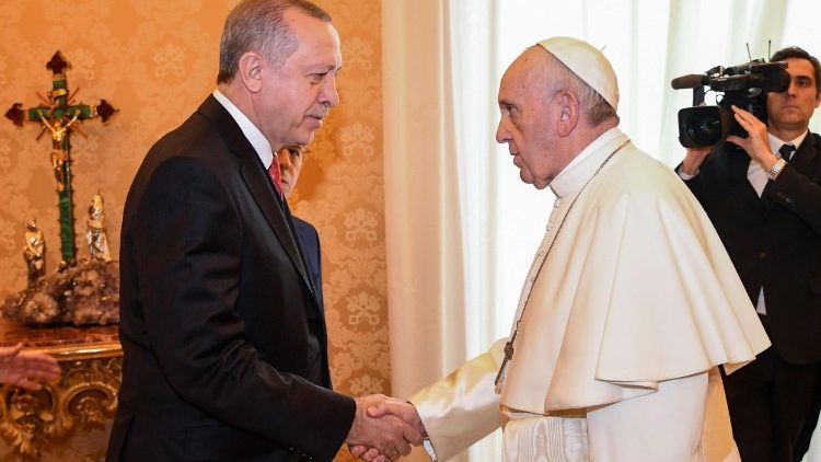 Francisco y Erdogan hablaron por teléfono sobre la situación en Tierra Santa Francisco y Erdogan hablaron por teléfono sobre la situación en Tierra Santa