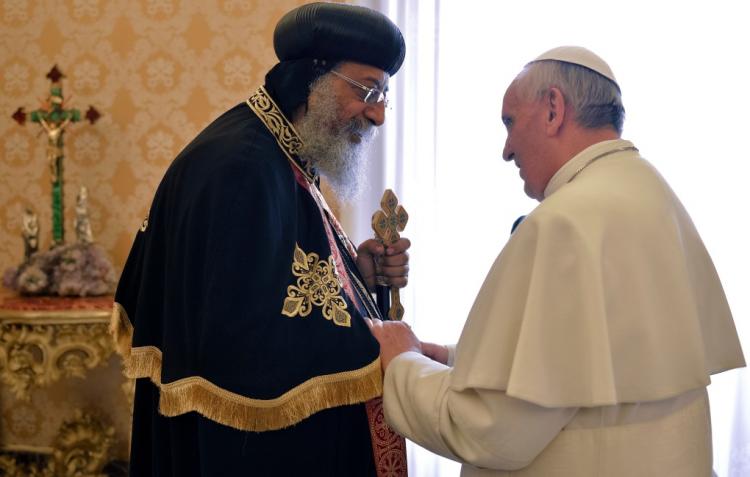 Francisco y Tawadros, juntos en el 50º aniversario del encuentro entre san Pablo VI y Shenouda III Francisco y Tawadros, juntos en el 50º aniversario del encuentro entre san Pablo VI y Shenouda III