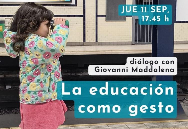 Giovanni Maddalena ofrecerá un encuentro sobre educación en Buenos Aires