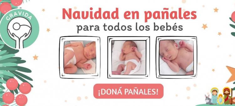 Grávida lanzó la campaña solidaria "Navidad en pañales" Grávida lanzó la campaña solidaria "Navidad en pañales"