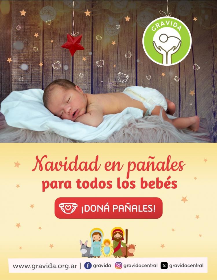 Grávida lanzó la campaña solidaria "Navidad en pañales" Grávida lanzó la campaña solidaria "Navidad en pañales"