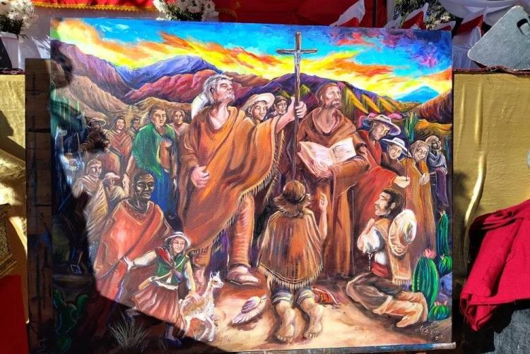 Homenaje a los laicos mártires del Zenta en las fiestas patronales en Uquía Homenaje a los laicos mártires del Zenta en las fiestas patronales en Uquía