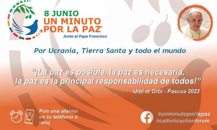 La Argentina se une al llamado a dedicar "Un minuto por la paz" La Argentina se une al llamado a dedicar "Un minuto por la paz"