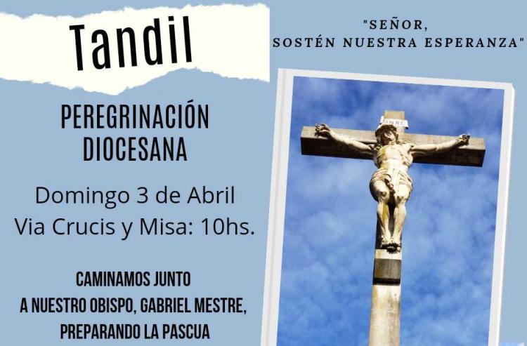 La diócesis de Mar del Plata peregrina al Monte Calvario de Tandil La diócesis de Mar del Plata peregrina al Monte Calvario de Tandil