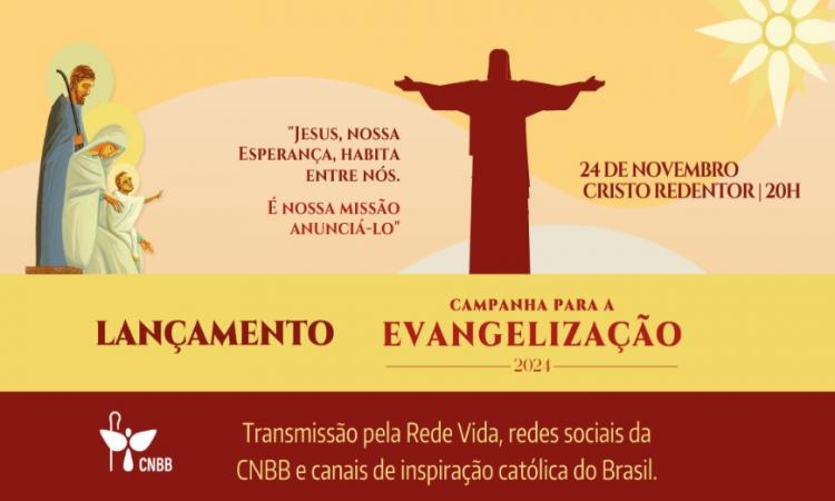 La Iglesia en Brasil lanza la Campaña por la Evangelización 2024 desde el Cristo Redentor La Iglesia en Brasil lanza la Campaña por la Evangelización 2024 desde el Cristo Redentor