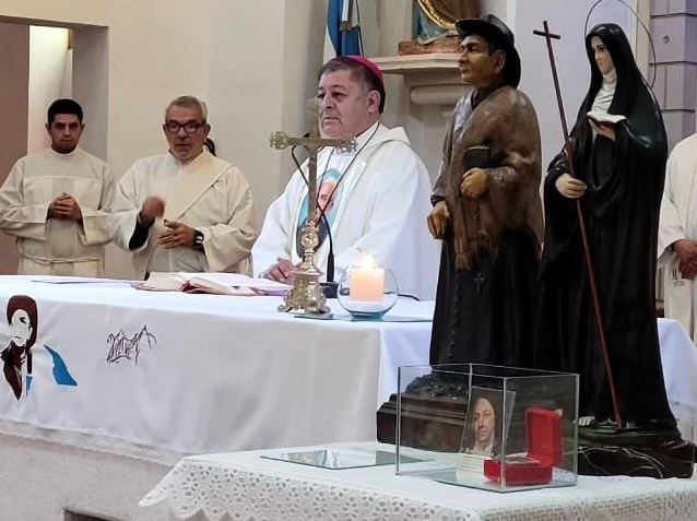 La imagen de santa Mama Antula fue entronizada en Cura Brochero La imagen de santa Mama Antula fue entronizada en Cura Brochero