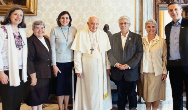 La presidencia de la CLAR visitó el Vaticano y se reunió con el Papa La presidencia de la CLAR visitó el Vaticano y se reunió con el Papa